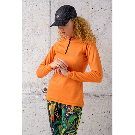 Bluza damska Nessi Sportswear krótka pomarańczowy 