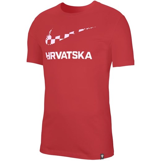 Męski T-shirt piłkarski Chorwacja - Czerwony Nike S Nike poland