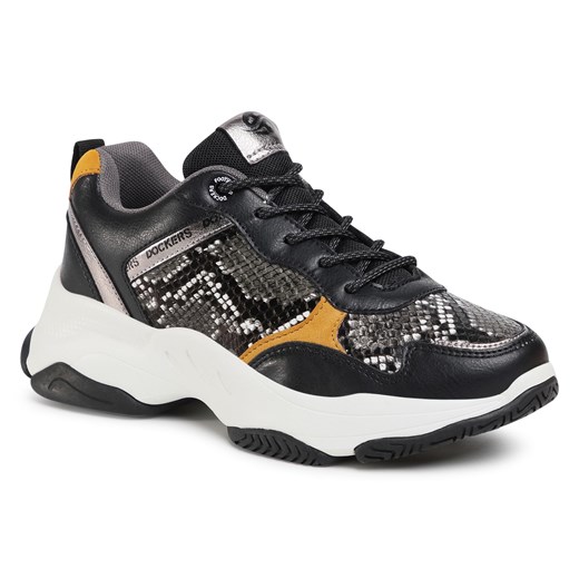 Sneakersy DOCKERS - 46AC207-610120 Black/Grey 40 eobuwie.pl
