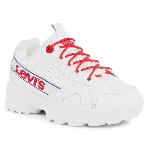 Sneakersy LEVI'S® - VSOH0050S White Red 0079 30 eobuwie.pl