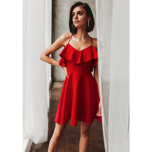 Sukienka Nimrata - czerwona Latika S Butik Latika