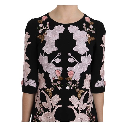 Floral Lace Crystal Gow Dress Dolce & Gabbana XS - 40 IT okazja showroom.pl