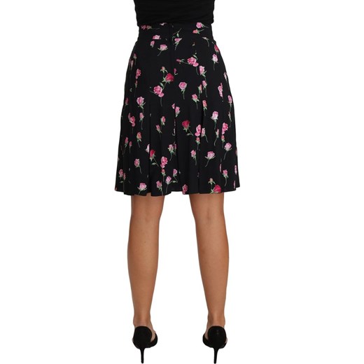 Print Floral Knee Length Skirt Dolce & Gabbana IT38 | XS okazyjna cena showroom.pl