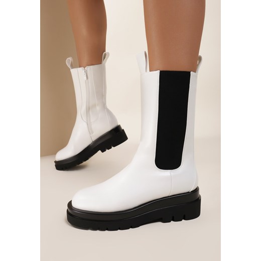 Białe Botki Elinvyra Renee 40 renee.pl