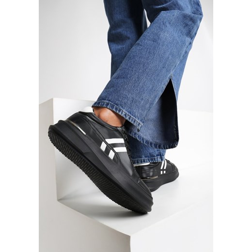 Czarne Sneakersy Aqiatune Renee 40 renee.pl