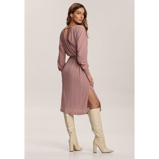 Różowa Sukienka Chaumont Renee L Renee odzież