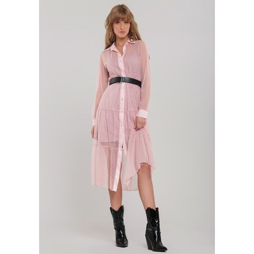 Jasnoróżowa Sukienka Superkik Renee S/M Renee odzież promocyjna cena