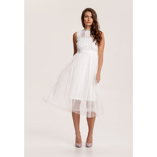 Biała Sukienka Lawrence Renee S/M Renee odzież