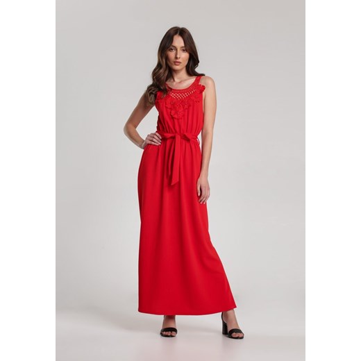 Czerwona Sukienka Parphaeia Renee XL/XXL promocyjna cena Renee odzież