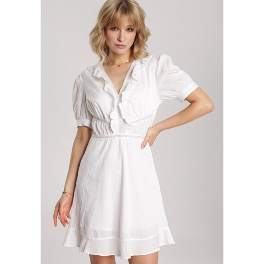 Biała Sukienka Eluthelia Renee L/XL okazja Renee odzież