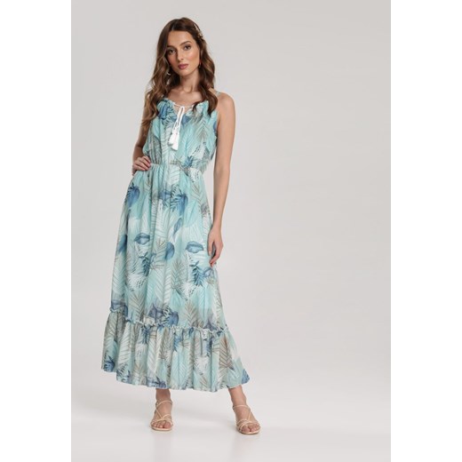 Niebieska Sukienka Miranna Renee S/M promocyjna cena Renee odzież