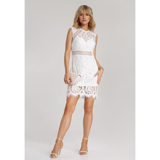 Biała Sukienka Zeligoria Renee M/L Renee odzież