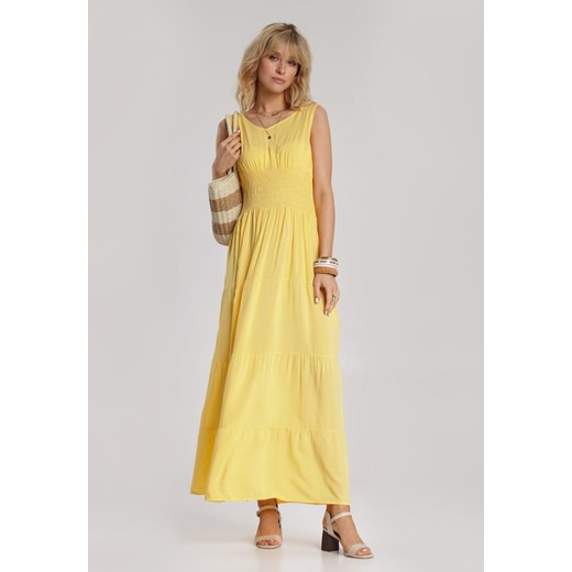 Żółta Sukienka Kalimoni Renee S/M promocja Renee odzież