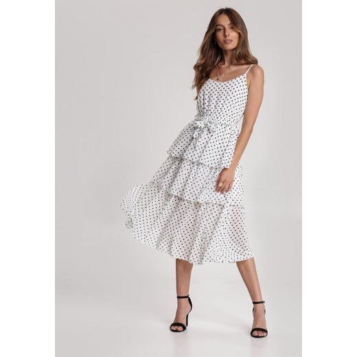 Biała Sukienka Amariope Renee S/M promocja Renee odzież