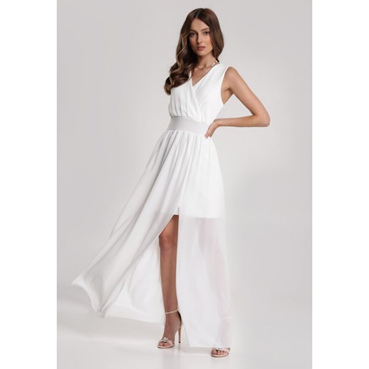 Biała Sukienka Helisine Renee S/M wyprzedaż Renee odzież