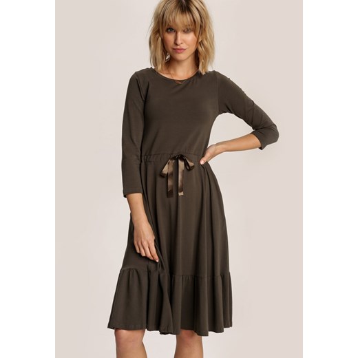 Khaki Sukienka Echirose Renee M Renee odzież