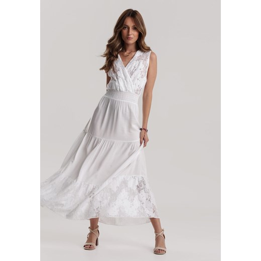 Biała Sukienka Aethinope Renee S/M wyprzedaż Renee odzież
