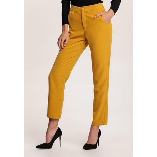 Żółte Spodnie Orsolina Renee XL Renee odzież