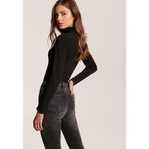 Ciemnoszare Jeansy Skinny Borrila Renee 34 Renee odzież