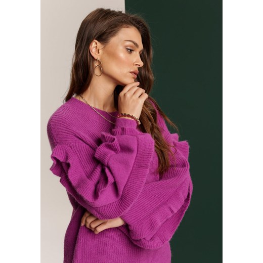Fioletowy Sweter Lilinyss Renee S/M Renee odzież