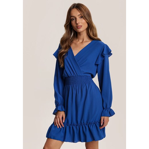 Niebieska Sukienka Lynnola Renee S/M Renee odzież