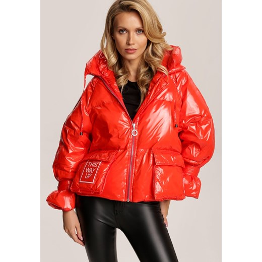 Czerwona Kurtka Cattia Renee uniwersalny Renee odzież