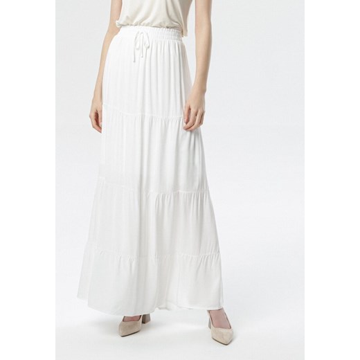 Biała Spódnica Amalthea ze sklepu Born2be Odzież w kategorii Spódnice - zdjęcie 95001405