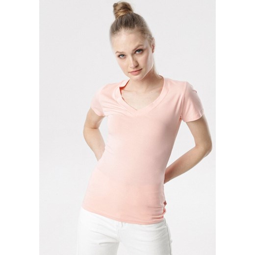 Różowy T-shirt Aegameda Born2be L Born2be Odzież