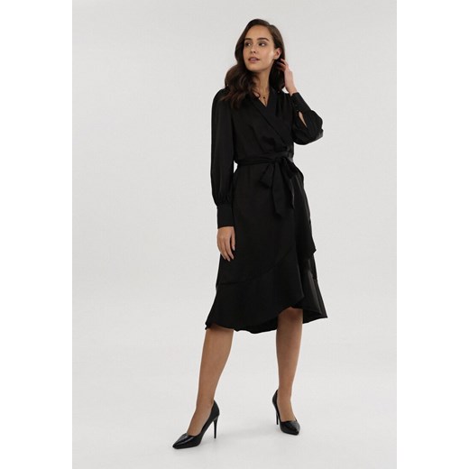 Czarna Sukienka Phirriad Born2be S Born2be Odzież