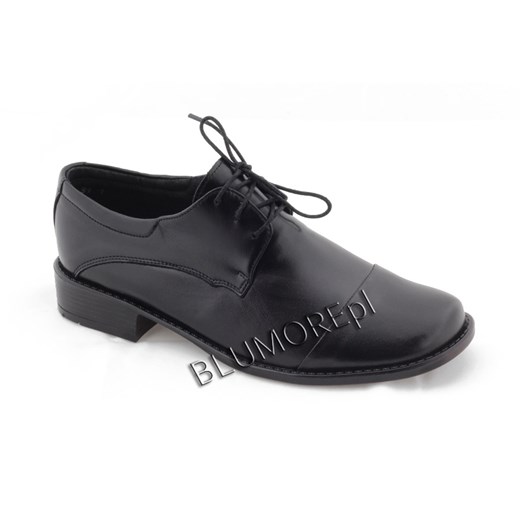 Czarne buty do komunii Zarro dla chłopca 27 - 38 blumore-pl szary chłopięce