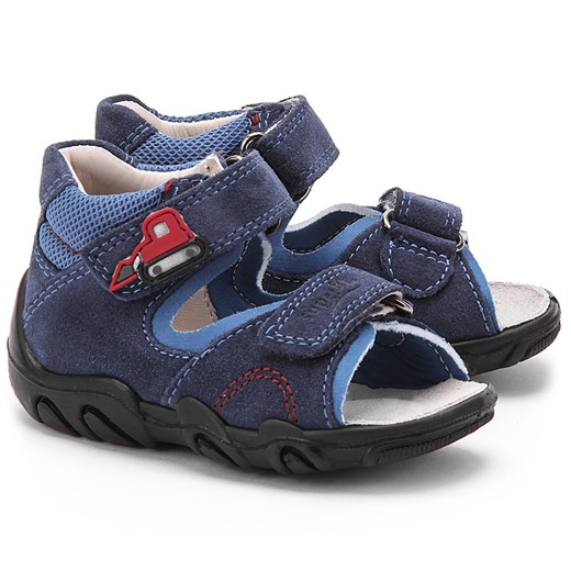 Rocky - Granatowe Zamszowe Sandały Dziecięce - 2-00011-87 mivo szary buty na lato