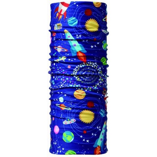 Original Baby Univers Buff - Niebieska Poliestrowa Chusta Dziecięca - 30178 mivo-kids granatowy abstrakcyjne wzory
