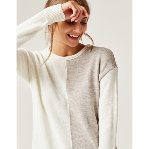 Sweter w kwadraty Lumide ONESIZE showroom.pl