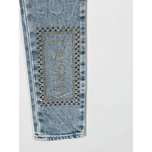 90s vintage logo jeans and studs Versace 14y showroom.pl