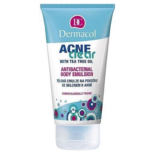 Dermacol AcneClear Antibacterial Body Emulsion 150ml W Balsam perfumy-perfumeria-pl niebieski do ciała