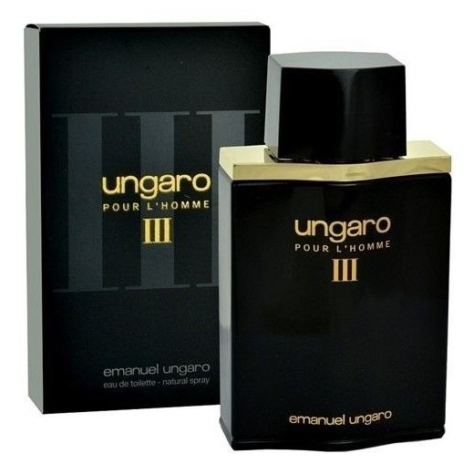 Emanuel Ungaro Ungaro Pour L´Homme III 100ml M Woda toaletowa perfumy-perfumeria-pl czarny cytrusowe
