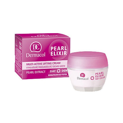 Dermacol Pearl Elixir Day Multi Active  Lifting Cream 50ml W Krem do twarzy Wszystkie typy skóry perfumy-perfumeria-pl rozowy krem nawilżający