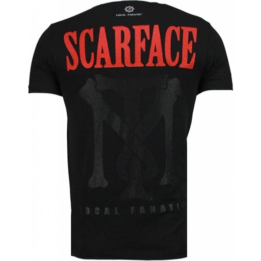 Scarface Boss - Rhinestone T-shirt Local Fanatic 2XL showroom.pl okazja