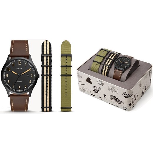 Mod. FORRESTER Special Pack + 2 Extra Straps - Limited Edt. Fossil ONESIZE showroom.pl