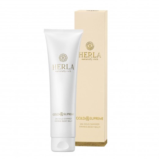 HERLA 24k Gold Shimmer Firming Body Balm with Pure Gold Flakes 150ml Herla larose