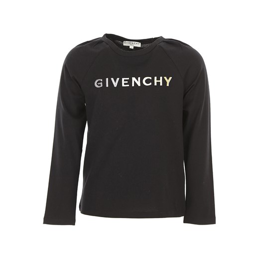 Givenchy Koszulka Dziecięca dla Dziewczynek, czarny, Bawełna, 2019, 10Y 12Y 14Y 4Y 6Y 8Y Givenchy 8Y RAFFAELLO NETWORK