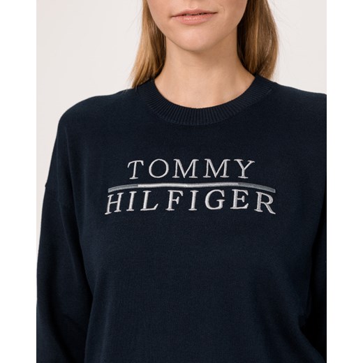 Sweter damski Tommy Hilfiger z okrągłym dekoltem 