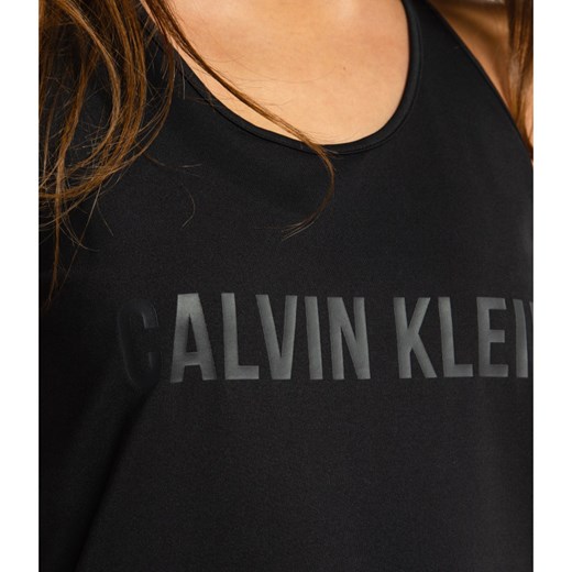 Bluzka damska Calvin Klein z okrągłym dekoltem młodzieżowa 