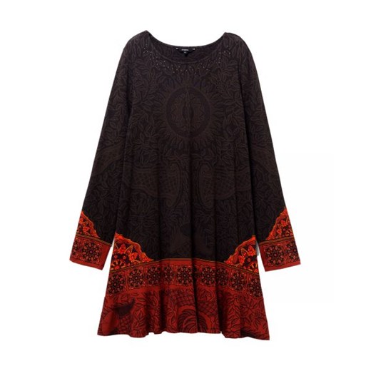 Desigual Sukienka Kobieta - Vest Nagoya - Czarny Desigual XL Italian Collection Worldwide