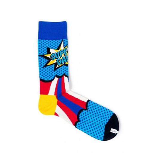 Happy Socks Bielizna Mężczyzna - SUPER DAD SOCK - Fioletowy Happy Socks 41-46 Italian Collection Worldwide