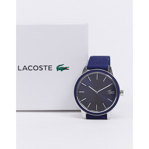 Lacoste – 12.12 – Niebieski silikonowy zegarek 2011086 Lacoste No Size Asos Poland