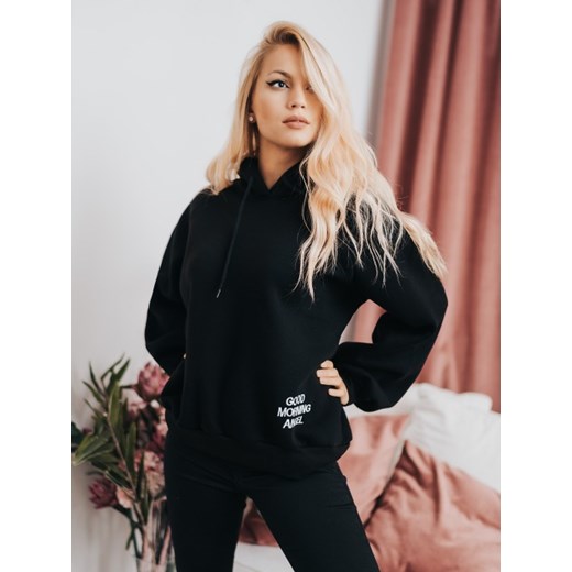 Damska Bluza Z Kapturem Point X Good Morning Angel Czarna Point X L okazja UrbanCity.pl