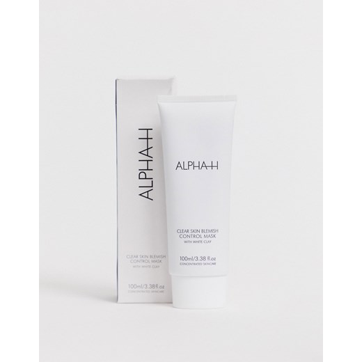 ALPHA-H – Clear Skin Blemish Control Mask – Maseczka przeciw niedoskonałościom z białą glinką i aloesem, 100 ml-Brak koloru Alpha-h No Size Asos Poland