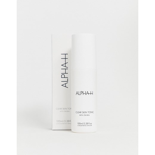ALPHA-H – Clear Skin Tonic – Oczyszczający tonik z 2% kwasem salicylowym, 100 ml-Brak koloru Alpha-h No Size Asos Poland