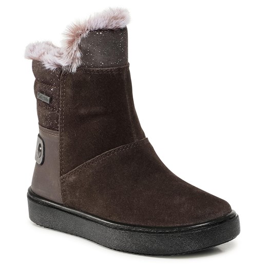 Buty zimowe dziecięce Superfit brązowe gore-tex 